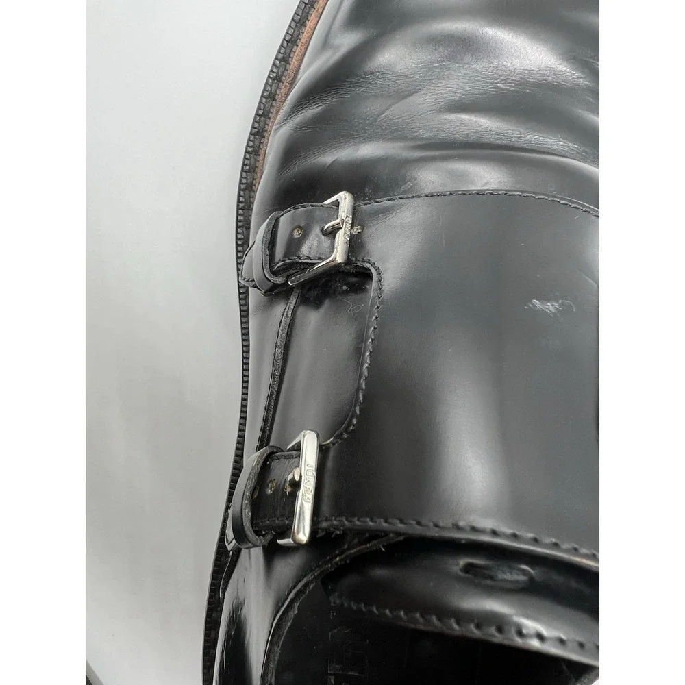 Vintage Fendi Dress Shoe Men's Loafers - Size 9‎ - Black - Pre-Owned
